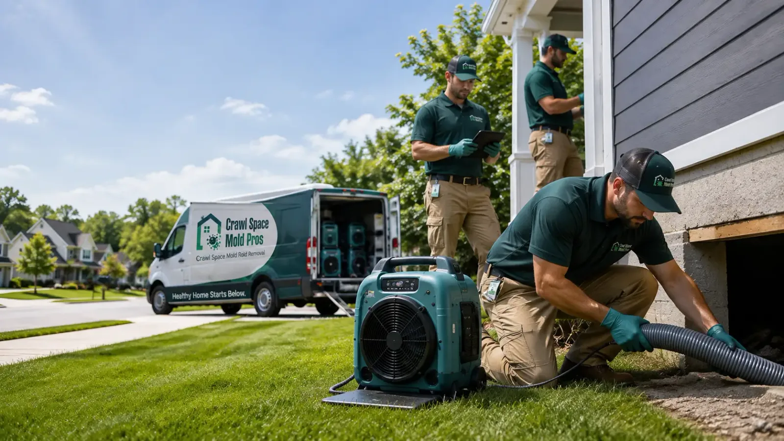 Crawl Space Mold Removal in De Lancey, PA